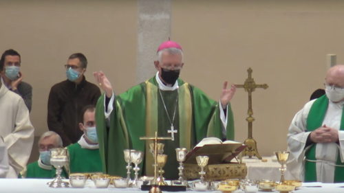 Messe d'au revoir de Mgr Guy de Kerimel