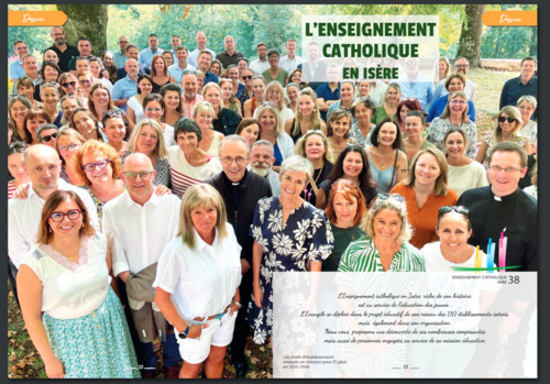 L'enseignement catholique à l'honneur dans le journal du diocèse !