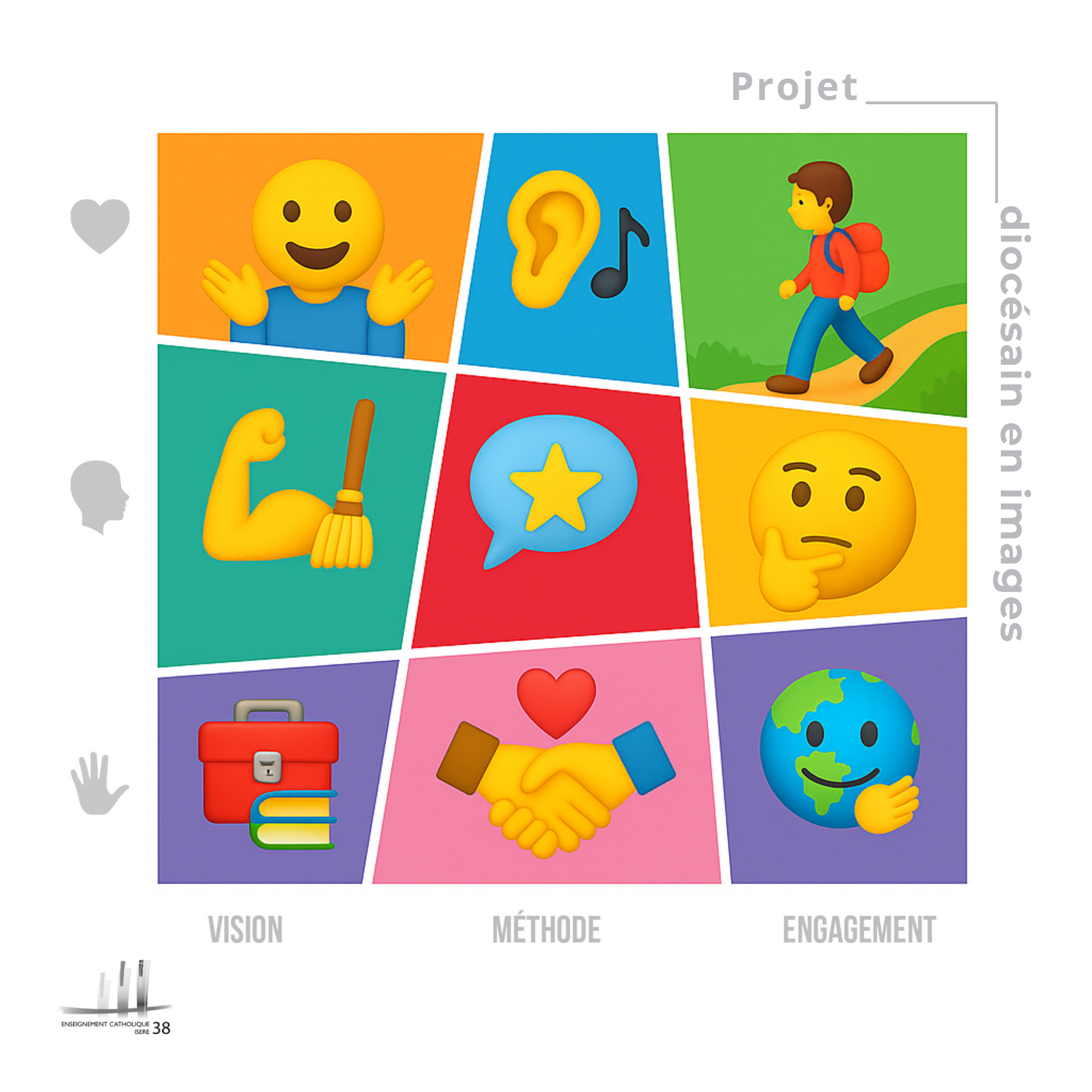 Naissance d'une version maternelle du carr&eacute; dioc&eacute;sain