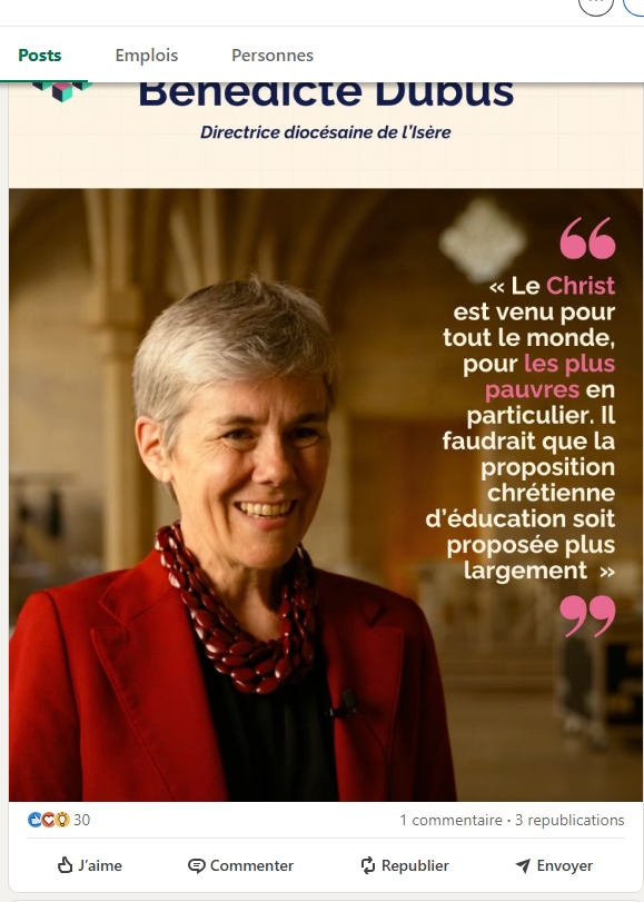 " Le Christ est venu pour tout le monde... "