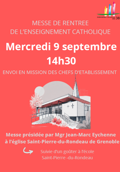Messe de rentr&eacute;e de l'Enseignement Catholique