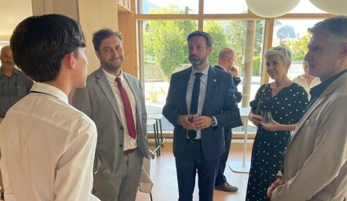 Visite de rentrée du Président de la Région Visite de rentrée du Président de la Région